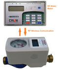 LCD Meter van het Vertonings de Draadloze Water, de Batterij Gedreven Water Vooruitbetaalde Meters verdeelde mededeling van CIU rf