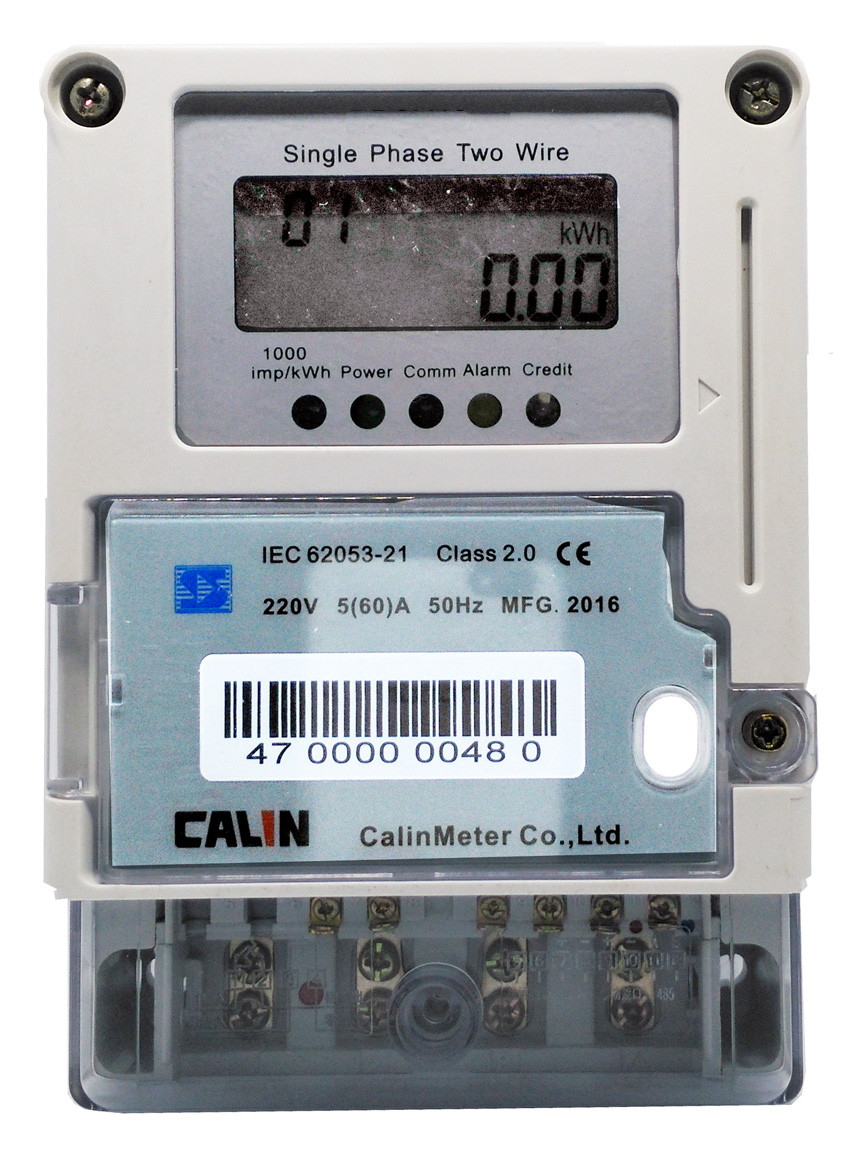 Kaarttype Slimme Elektrische Meters, de Insteek Elektronische Meter van de Module Enige Fase